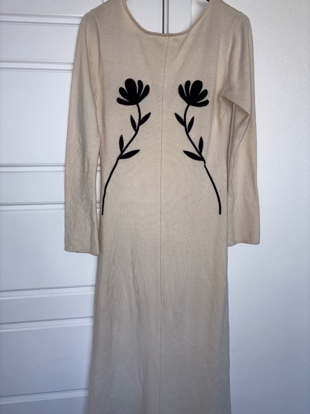 Another girl long sleeve midi dress